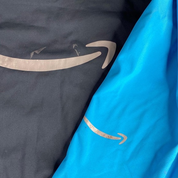 Amazon Prime by Luly Yang Full Zip Rain Jacket w/ Hood - Driver/Employee - Sz XL - Picture 9 of 10